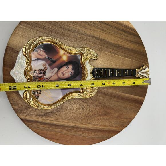 Vintage Bradford Exchange Elvis Presley Guitar Collector Plate 1992 TCB Gift - Picture 9 of 10